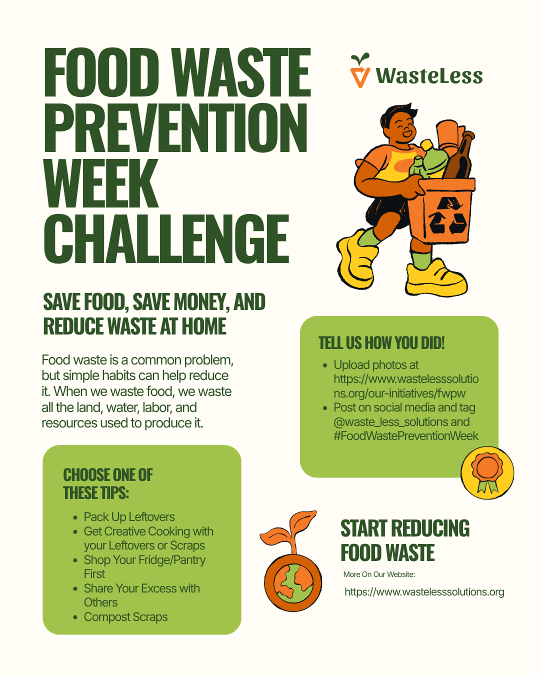 FWPW Challenge WasteLess IG Size