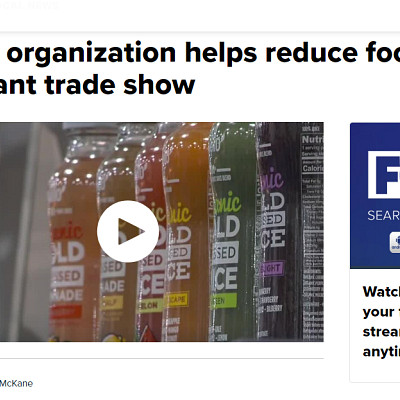 Utah organization helps reduce food waste at giant trade show