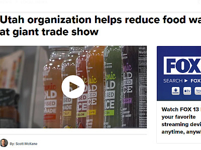 Utah organization helps reduce food waste at giant trade show